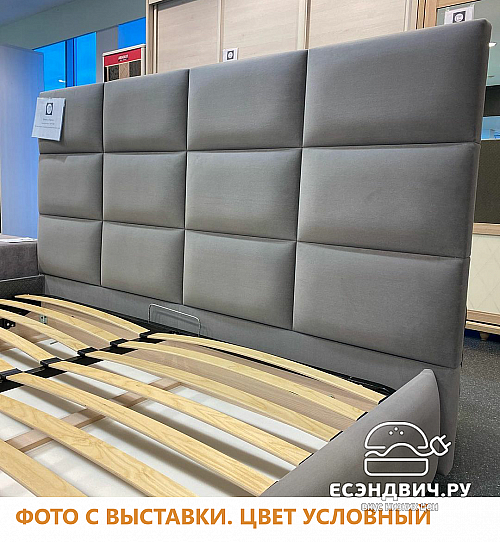 Кровать 200 мягк. Virginia (Велюр Opera Lilac (AT)