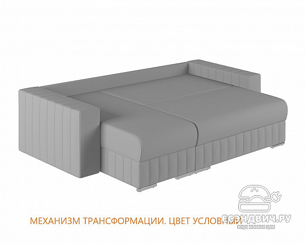 Диван Vitorio угл. 2,5х1,6 (Велюр Evita Pistachio (AT)/Ps/Pr