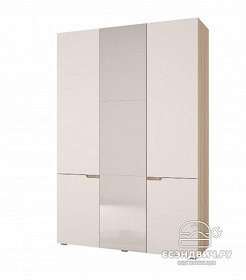 Детская 4 предм. L "Атланта" (МДФ) (Сонома/Белый софт) /Gnt/Ант