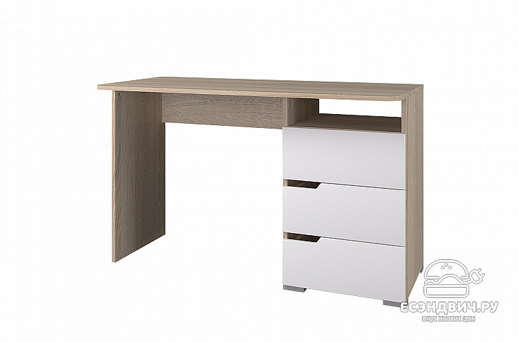 Детская 4 предм. "Атланта" (МДФ) (Сонома/Белый софт) /Gnt/Ант