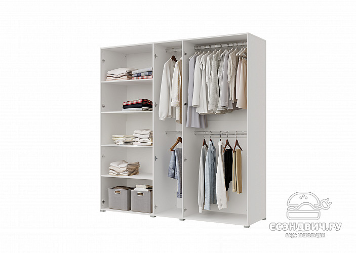 Полки больш.для шкафа  1,5/2,5 "Balance" (Белый) /Gnt