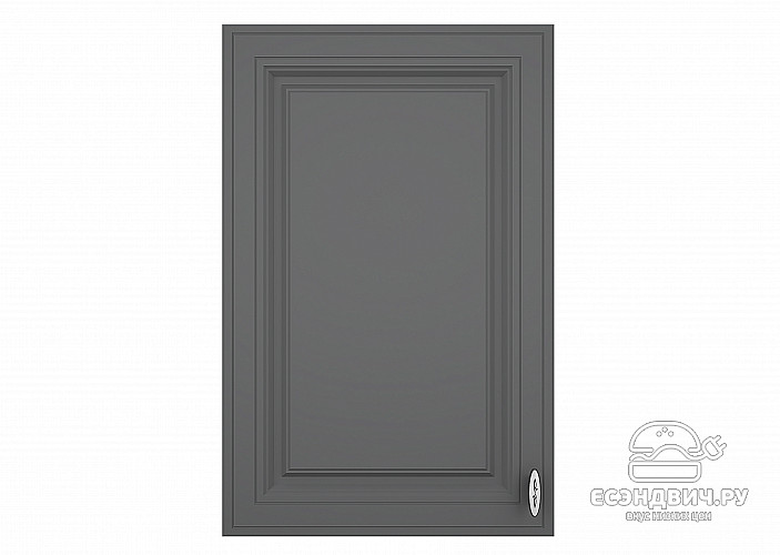 Тумба 60 (2ящ.) со столеш. "Форд" (МДФ) (Графит Софт) /Gnt/Ev/М29ст