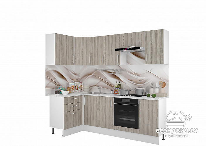 Тумба 60 (2ящ.) без столеш."Герда" (Ясень Таормино) /Gnt/Ep/М29