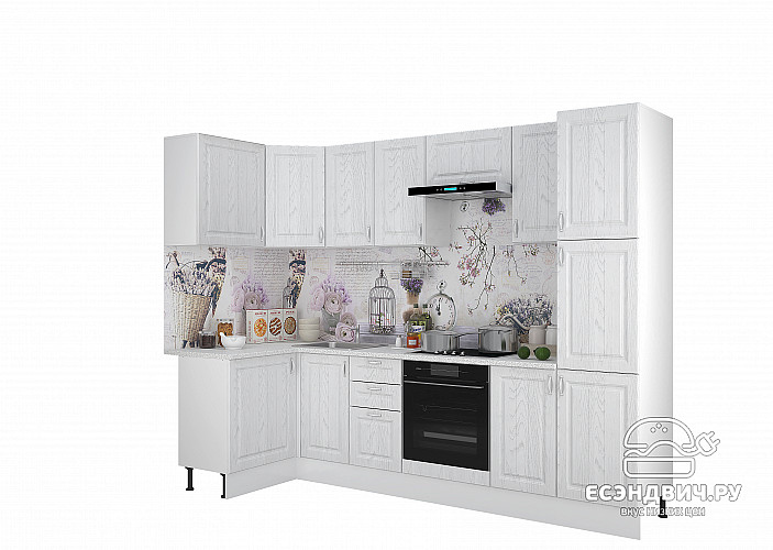 Тумба 40 (3ящ.) со столеш. "Диана" (МДФ) (Арктик) /Gnt/Pr/М21ст