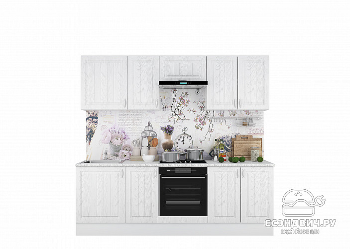 Шкаф 45 "Диана" (МДФ) (Арктик) /Gnt/Pr/М2