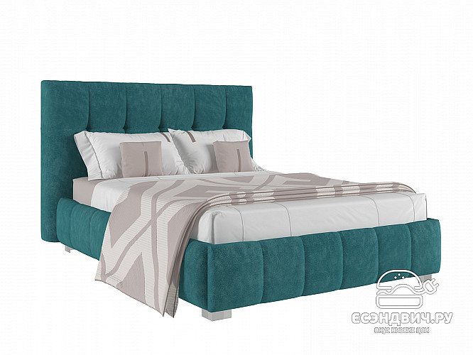Кровать 160 мягк. just Марокко (Велюр Opera Atlantic (AT)/Ja