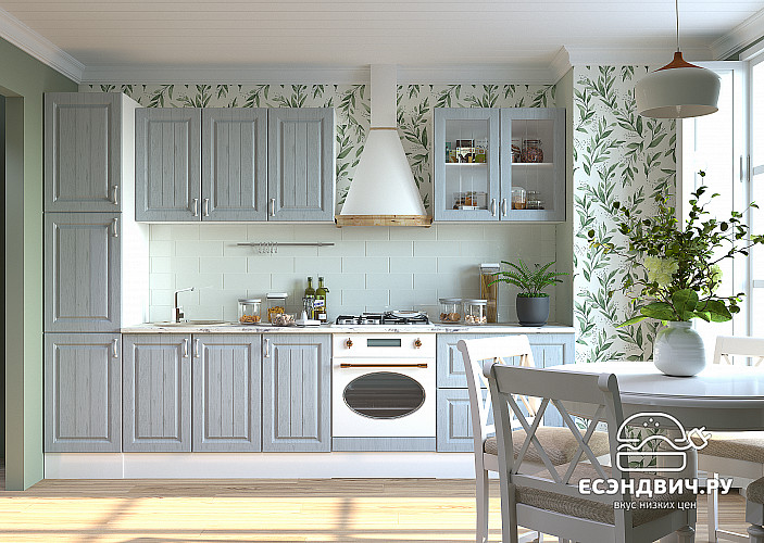 Тумба 40 (3ящ.) со столеш. "Диана" (МДФ) (Вуд Серый) /Gnt/Pr/М21ст