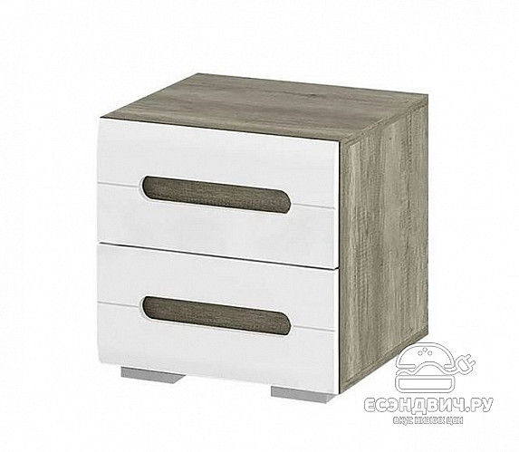 Тумба "Тимми" (Дуб каньон/Белый глянец) /BTS/Нм ТБ-15