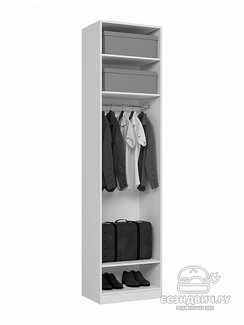 Пенал 600*2410  "Depo apart" (Венге/Дуб Аризона) D_Dp