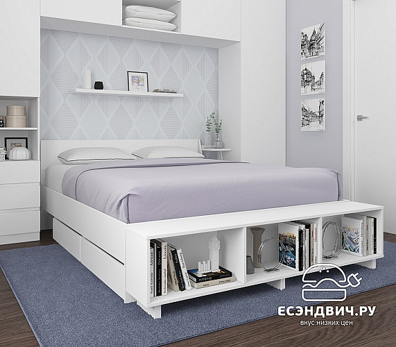 Полка "Depo apart" (Белый) D