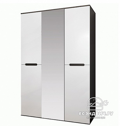 Спальный гарнитур 8 предм. подъемн.мех."Алисия" (МДФ) (Венге/Белый глянец) /Gnt/Вгс2