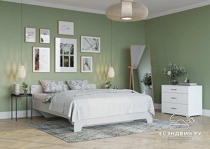 Шкаф 3-х дв.с ящ. 1,2/1,83 "Сандро" (Белый) /Gnt/Vr