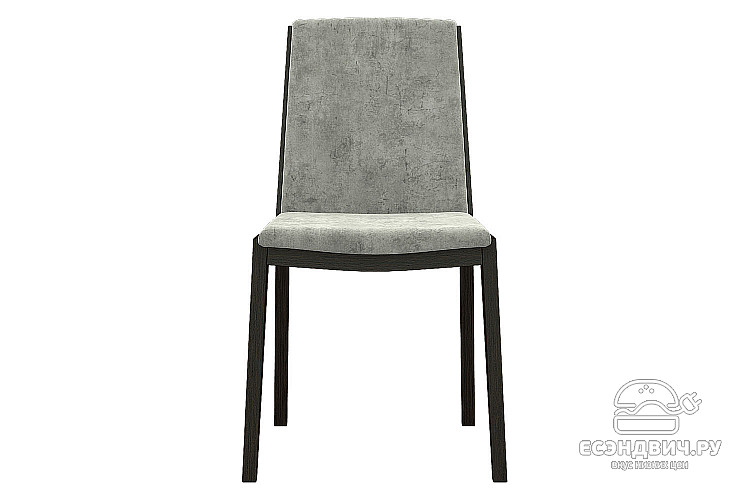 Стул "Молли" (Велюр Fresca dove/Дерево цвет Венге)/Эл