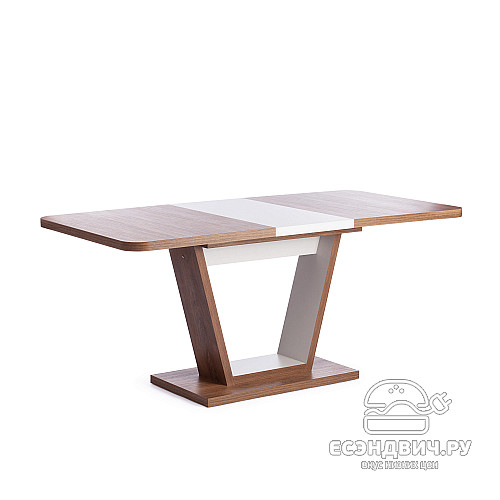 Стол раздвижной "Вокс" (Дуб Канзас/Пепел) Tch/19125