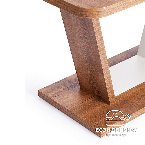 Стол раздвижной "Вокс" (Дуб Канзас/Пепел) Tch/19125