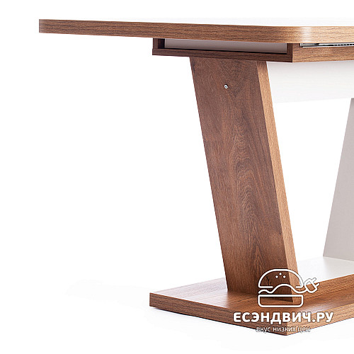 Стол раздвижной "Вокс" (Дуб Канзас/Пепел) Tch/19125