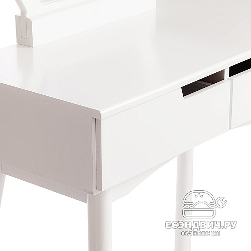 Стол косметический "Бриджит"(МДФ/Дерево цвет белый) Tch/15036