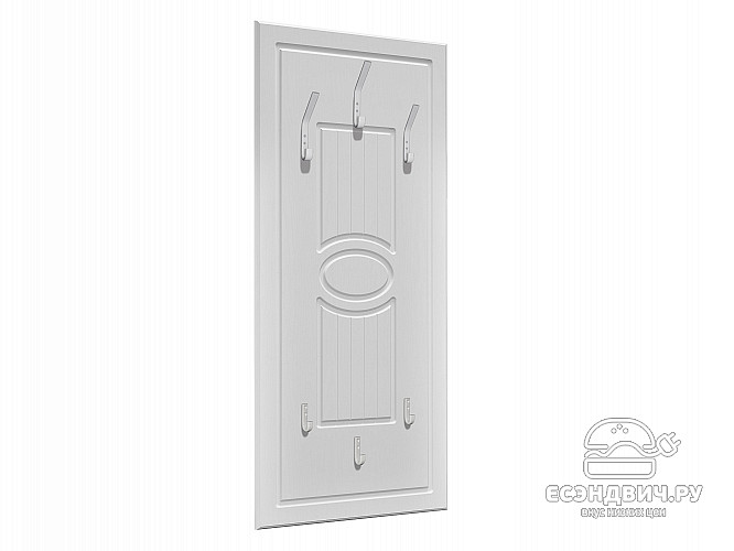 Вешало 0,6 "Леон"(МДФ)(Белое дерево)/Vs/МН-2