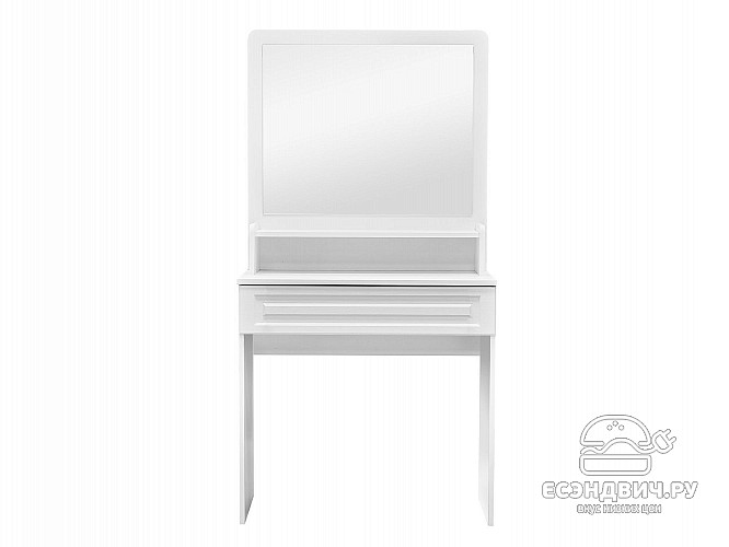 Стол косметический 0,8 "Родос"(МДФ)(Белый/Белое дерево)/Vs/АФ-19/АФ-19А