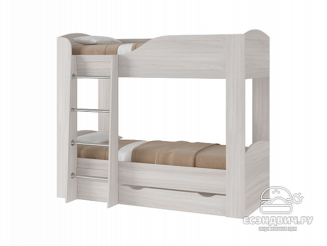 Ящик для кровати color "Лаворо" (Ясень-шимо светлый) D_L