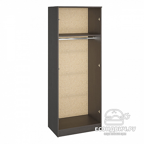 Шкаф 2-х дв. 0,8м штанга "Беверли" (Венге/Дуб белфорд) EsandwichИЦР-ШК-2