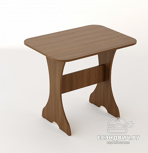 Кухонный уголок compatto "Оливьер" (Орех/Кож.зам ваниль) EsandwichKУ-02