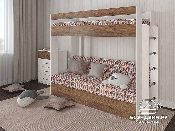 Чехол для матраца "Лаворо"  80*190*20 (Принт Strunk 4 (Bt))