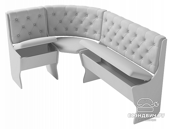 Диван угловой bravo "Оливьер" (Дуб сонома/Рогожка Bahama Hazel (AT)) -G/Л3