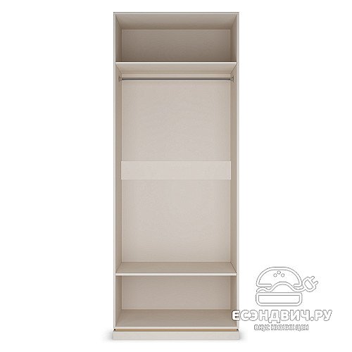 Шкаф 0,9 "Маргарет" (Сатин/Зеркало) -Kr/Kpr