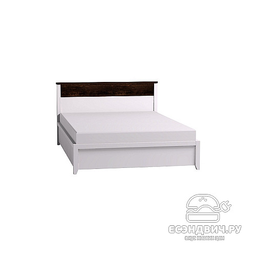 Кровать 1400 с подъемн.мех. "Ноэль" (Белый/Орех шоколадный)Gl/Nrv33