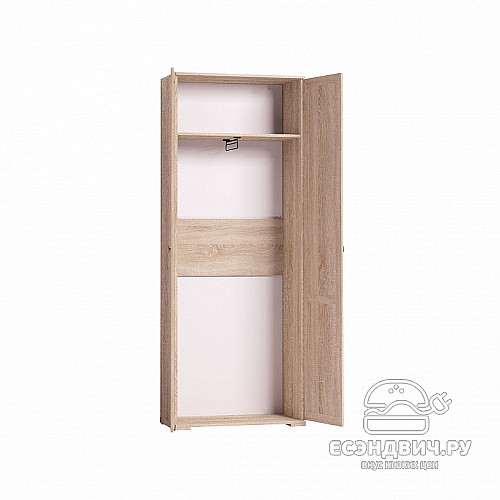 Шкаф S (штанга) 80*211*40 "Шерлок" (Дуб сонома)Gl/Sh11