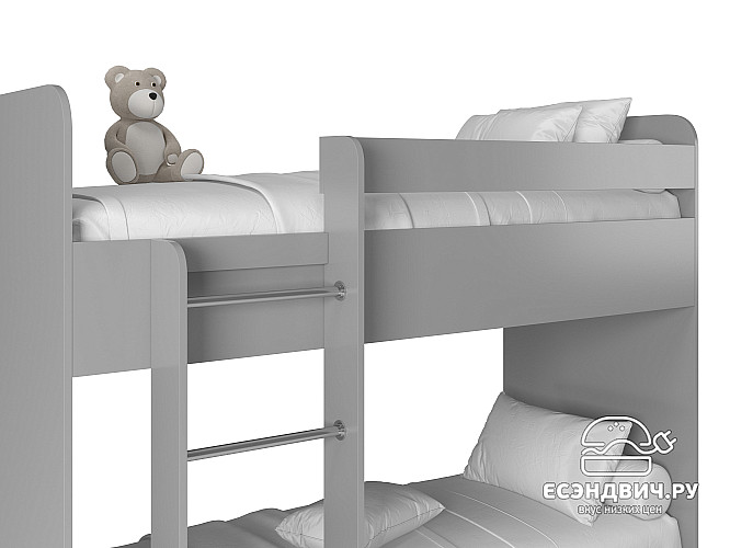 Кровать двухъярусная "Лаворо" (Сосна винтерберг/Маренго) D