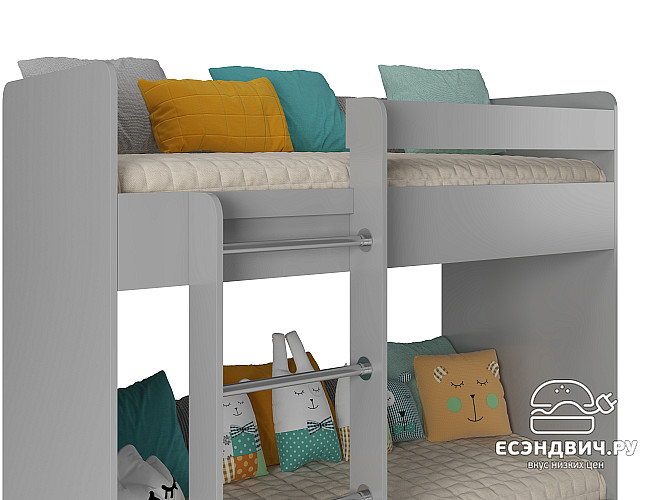 Кровать двухъярусная tre "Лаворо" (Анкор белый/Дуб Аризона) D