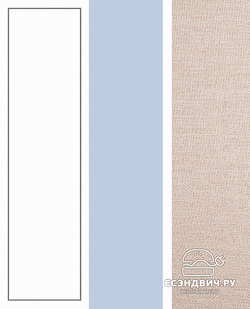 Кровать двухъярусная с диваном и лестницей-комодом "Лаворо" (Белый/Серенити/Savana Plus Ivory) D_B3