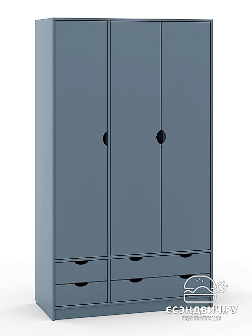 Шкаф 7 120х210 grand "Лаворо" (Маренго / Маренго) /1736