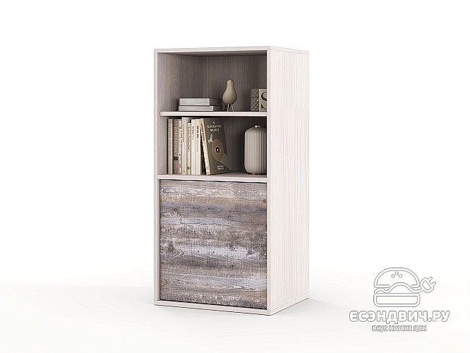 Пенал 2 50х100 grand "Лаворо" (Анкор белый / Бетон пайн экзотик) /1659