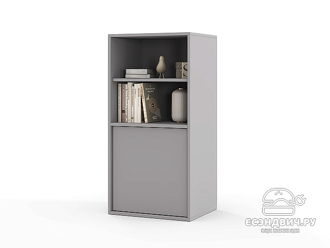 Пенал 2 50х100 grand "Лаворо" (Вулканический серый / Вулканический серый) /1659