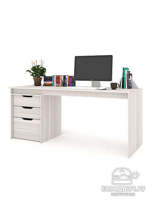 Стол письменный 1,8 S grand "Лаворо" (Шимо светлый / Шимо светлый) /1919