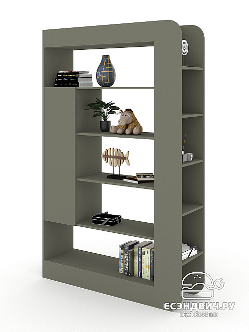 Стеллаж 120х190 alt "Лаворо" (Хаки / Хаки) /1964