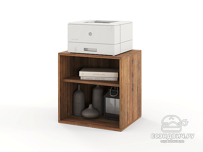 Тумба с полкой для офисной техники 50х51 grand "Лаворо" (Дуб аризона) /1660