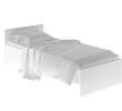 Кровать 800 "Мия" (Белый) D_Italy