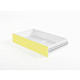 Ящик для кровати 800 "Лаворо" (Белый/Лимонный) D_Isl